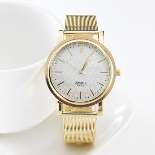 Luxury Casual Watch Lady Gold